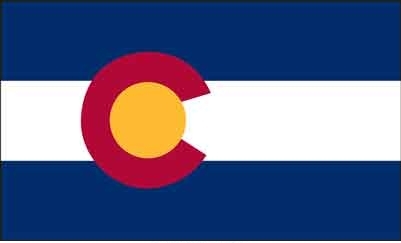 3\' x 5\' Colorado State High Wind, US Made Flag