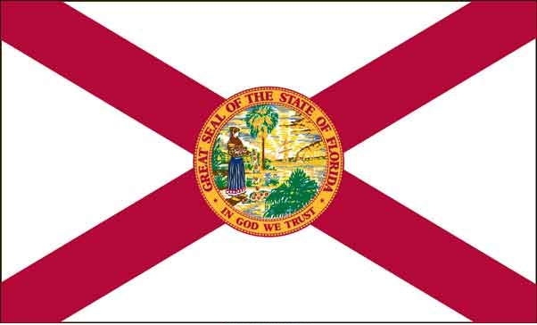 3\' x 5\' Florida State High Wind, US Made Flag