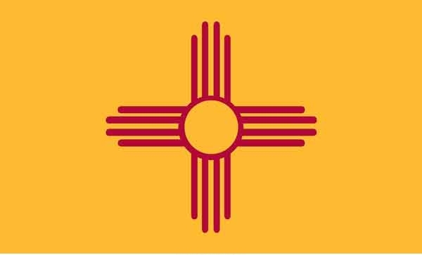 2\' x 3\' New Mexico State High Wind, US Made Flag