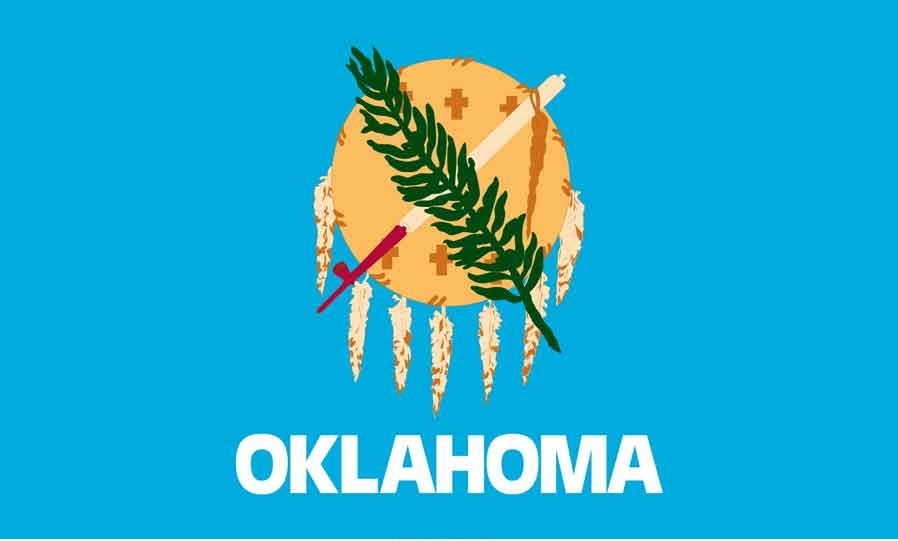 2\' x 3\' Oklahoma State High Wind, US Made Flag
