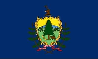 3\' x 5\' Vermont State High Wind, US Made Flag
