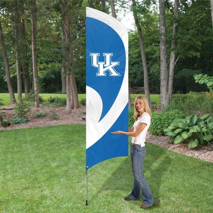 Kentucky Wildcats Tall Team Flag 8.5\' x 2.5\'