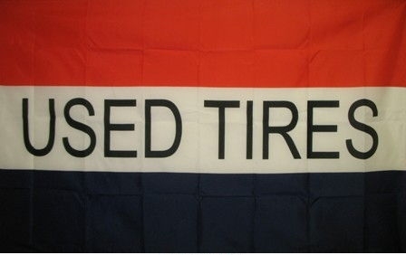 Used Tires Message Flag