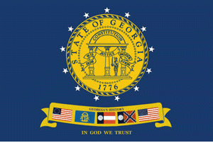 3\' x 5\' Georgia State Flag