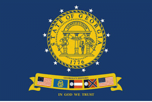 2\' x 3\' Georgia State Flag