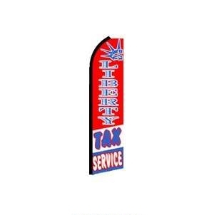 Liberty Tax Service Wind Feather Flag 2.5' x 11.5'