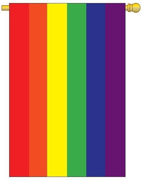 Rainbow House Flag