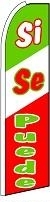 Si Se Puede Wind Feather Flag 2.5' x 11.5'