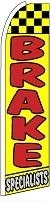 Brake Specialists Feather Flag 2.5' x 11.5'