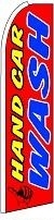 Hand Car Wash Feather Flag 3' x 11.5'