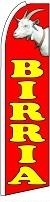 Birria Feather Flag 2.5' x 11.5'