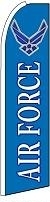 Air Force Feather Flag 2.5\' x 11.5\'