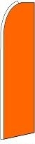 Solid (Orange) Feather Flag 2.5\' x 11.5\'