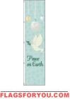 2' x 6' Peace On Earth Doves Seasonal Tall Flag