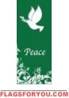 2.5' x 6' Peace On Earth Doves Praise Banner