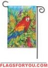 Pretty Parrot Garden Flag