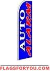 Auto Alarm (Sideways) Feather Flag 2.5' x 11.5'
