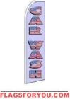 Car Wash (USA) Feather Flag 2.5' x 11.5'