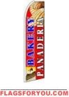 Bakery Panaderia (Sideways) Feather Flag 2.5' x 11.5'