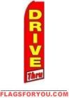 Drive Thru Feather Flag 2.5' x 11.5'