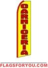 Carniceria Feather Flag 2.5' x 11.5'