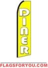 Diner Feather Flag 2.5' x 11.5'