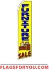 Furniture Sale Wind Feather Flag 2.5' x 11.5'