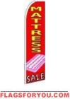 Mattress Sale Wind Feather Flag 2.5' x 11.5'