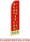 Furniture Sale (Red & Yellow) Feather Flag 2.5' x 11.5'