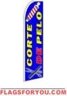 Corte De Pelo Feather Flag 2.5' x 11.5'