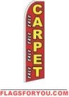 Carpet Sale Sale Sale Sale Feather Flag 2.5' x 11.5'