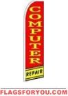Computer Repair Feather Flag 3' x 11.5'