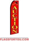 Auction Wind Feather Flag 2.5' x 11.5'