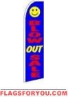 Blow Out Sale Feather Flag 2.5' x 11.5'