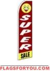 Super Sale Wind Feather Flag 2.5' x 11.5'