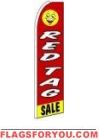 Red Tag Sale Wind Feather Flag 2.5' x 11.5'