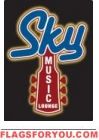 sky music lounge flag