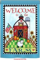 Down on the Farm Garden Flag