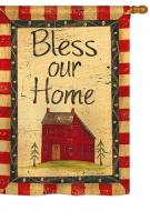 Bless Our Home House Flag