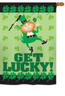 Get Lucky House Flag