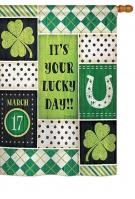 St. Patricks Lucky Day House Flag