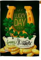 Lucky Day Decorative House Flag