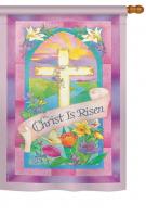 Christ is Risen House Flag