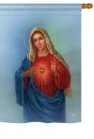Sacred Heart Mary House Flag