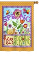 Bugs Spring Garden Flag