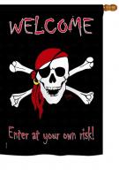 Enter at your own risk House Flag