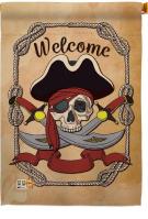 Ahoy Pirates House Flag