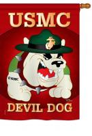 Devil Dog House Flag