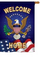 Welcome Home House Flag