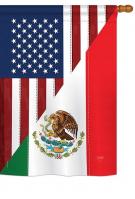 US Mexico Friendship House Flag